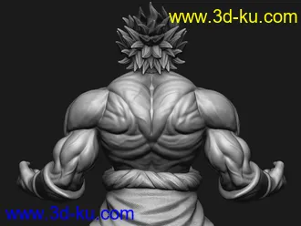 《龙珠z》布罗利-3D打印模型的图片