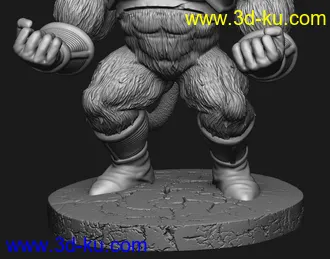 龙珠-大猩猩-3D打印模型的图片1