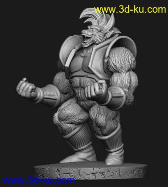 龙珠-大猩猩-3D打印模型的图片2