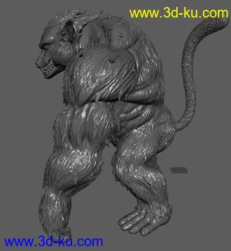 龙珠-大猩猩-3D打印模型的图片4