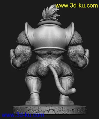 龙珠-大猩猩-3D打印模型的图片6
