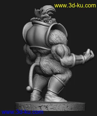 龙珠-大猩猩-3D打印模型的图片7