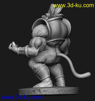 龙珠-大猩猩-3D打印模型的图片8