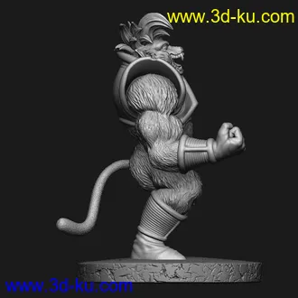 龙珠-大猩猩-3D打印模型的图片
