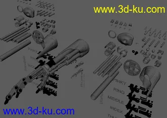 《终结者》机械手-3D打印模型的图片