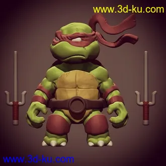 忍者神龟-3D打印模型的图片
