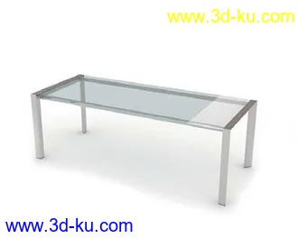桌子模型,玻璃桌子模型共18个的图片