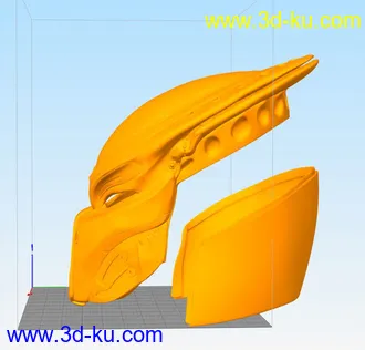 面具-3D打印模型的图片