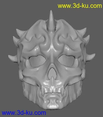 面具-3D打印模型的图片