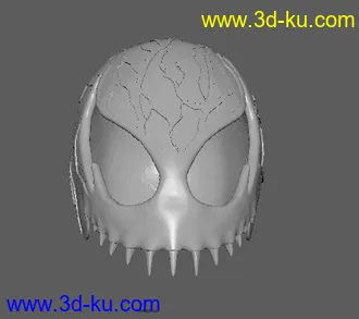 面具-3D打印模型的图片