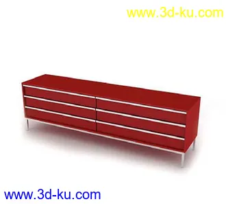 玻璃箱模型,屏风模型,电视柜模型的图片