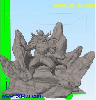 《街头霸王》拜森-3D打印模型的图片