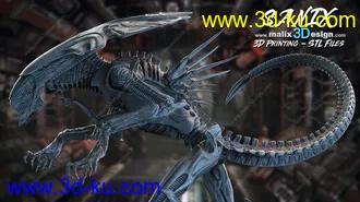 异形皇后-3D打印模型的图片3