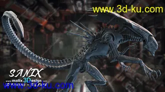 异形皇后-3D打印模型的图片4