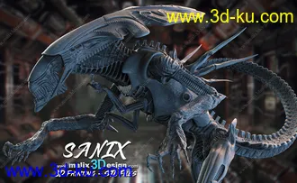 异形皇后-3D打印模型的图片8