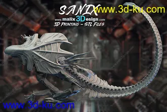 异形皇后-3D打印模型的图片9