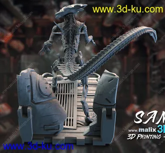 异形皇后-3D打印模型的图片17