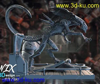 异形皇后-3D打印模型的图片23