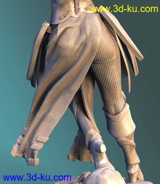 《守望先锋》角色天使-3D打印模型的图片8