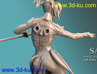 《守望先锋》角色天使-3D打印模型的图片
