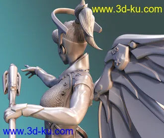 《守望先锋》角色天使-3D打印模型的图片