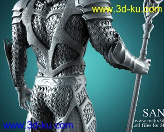 DC漫画-亚瑟·库瑞-3D打印模型的图片