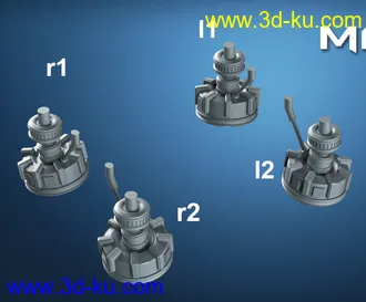 《德军司令部》飞行堡垒-3D打印模型的图片