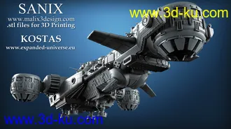 《德军司令部》飞行堡垒-3D打印模型的图片