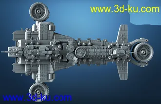 《德军司令部》飞行堡垒-3D打印模型的图片