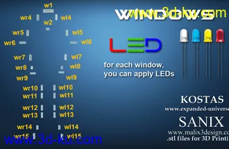 《德军司令部》飞行堡垒-3D打印模型的图片