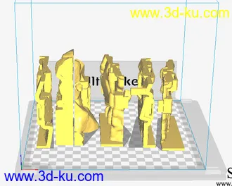 《复仇者联盟》多人打斗场景-3D打印模型的图片