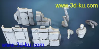 《复仇者联盟》多人打斗场景-3D打印模型的图片