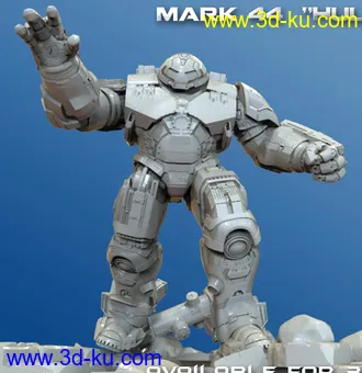 《复仇者联盟》多人打斗场景-3D打印模型的图片