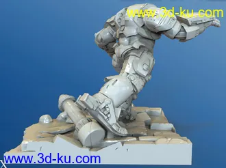 《复仇者联盟》多人打斗场景-3D打印模型的图片