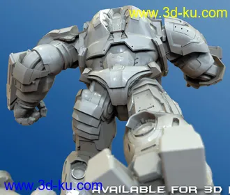 《复仇者联盟》多人打斗场景-3D打印模型的图片