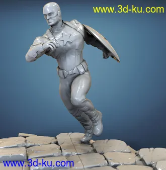 《复仇者联盟》多人打斗场景-3D打印模型的图片