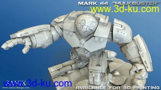 《复仇者联盟》多人打斗场景-3D打印模型的图片