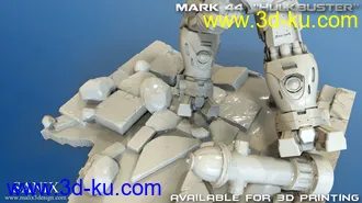 《复仇者联盟》多人打斗场景-3D打印模型的图片