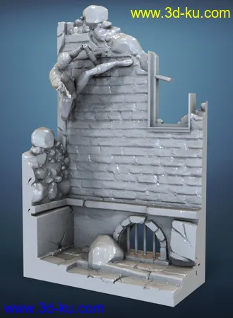 《复仇者联盟》多人打斗场景-3D打印模型的图片