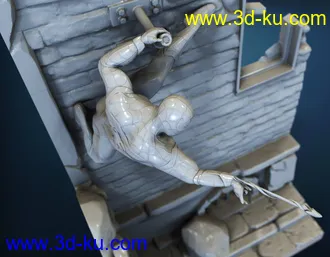 《复仇者联盟》多人打斗场景-3D打印模型的图片