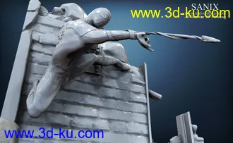 《复仇者联盟》多人打斗场景-3D打印模型的图片