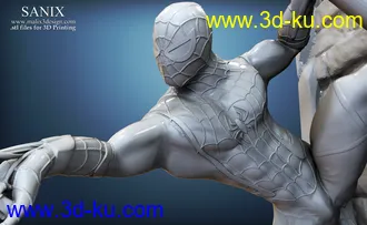 《复仇者联盟》多人打斗场景-3D打印模型的图片