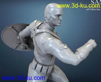 《复仇者联盟》多人打斗场景-3D打印模型的图片