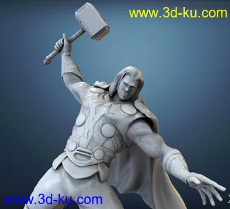 《复仇者联盟》多人打斗场景-3D打印模型的图片