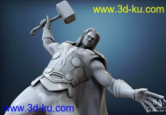 《复仇者联盟》多人打斗场景-3D打印模型的图片