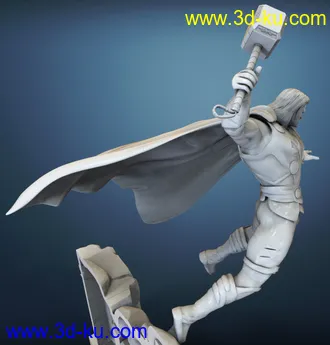 《复仇者联盟》多人打斗场景-3D打印模型的图片