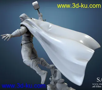 《复仇者联盟》多人打斗场景-3D打印模型的图片