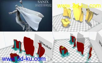 《复仇者联盟》多人打斗场景-3D打印模型的图片
