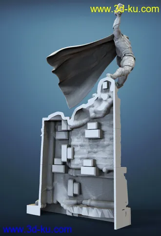 《复仇者联盟》多人打斗场景-3D打印模型的图片