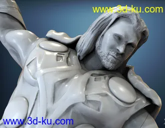 《复仇者联盟》多人打斗场景-3D打印模型的图片